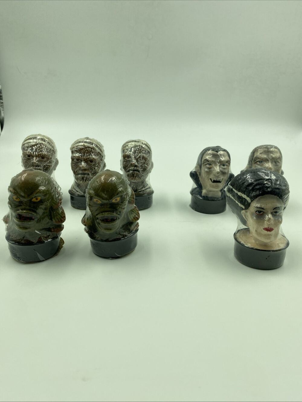 8 Universal Studios Monster Candles Dracula Mummy Bride Of Frankenstein Swamp
